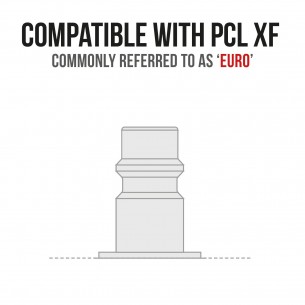 PCL XF (EURO) Quick Coupling AC71JM Male Thread R 1/2" 2