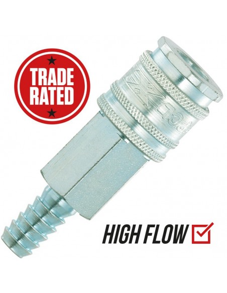 PCL XF (EURO) Coupling Socket 10mm / 3/8" Hose Barbed Tailpiece PCL XF (EURO) Coupling Socket 10mm / 3/8" Hose Barbed Tailpiece