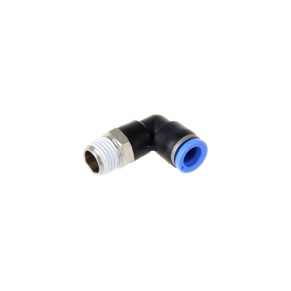 6mm OD x 1/4" BSPT Male Stud Elbow