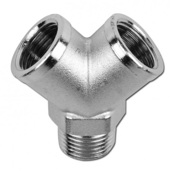 1/2" BSP Y Piece M/F/F