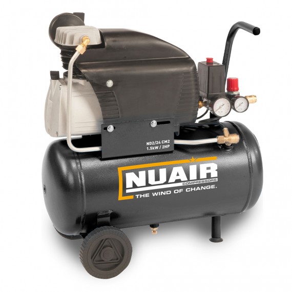 ND2/24 CM2, 1.5kW, 8 Bar, 24Lt Receiver