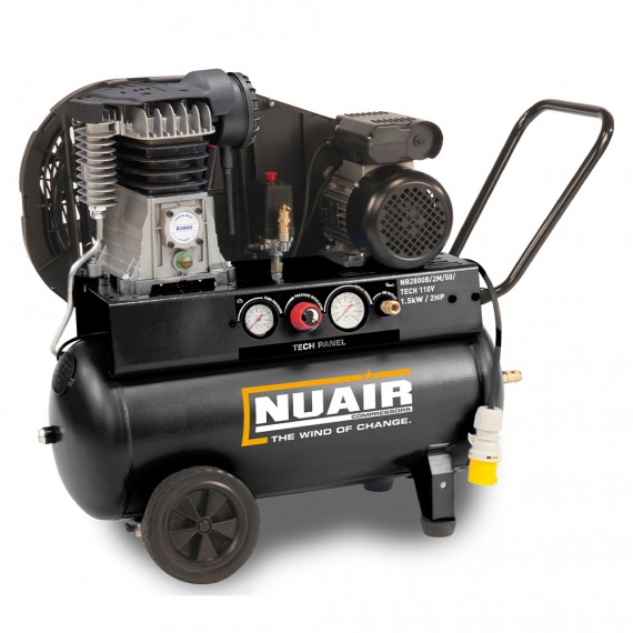 NuAir 110V 50L 2HP Belt Drive...