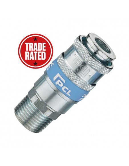 PCL Airflow (UK STYLE) 1/2" Male Thread Quick Coupling
