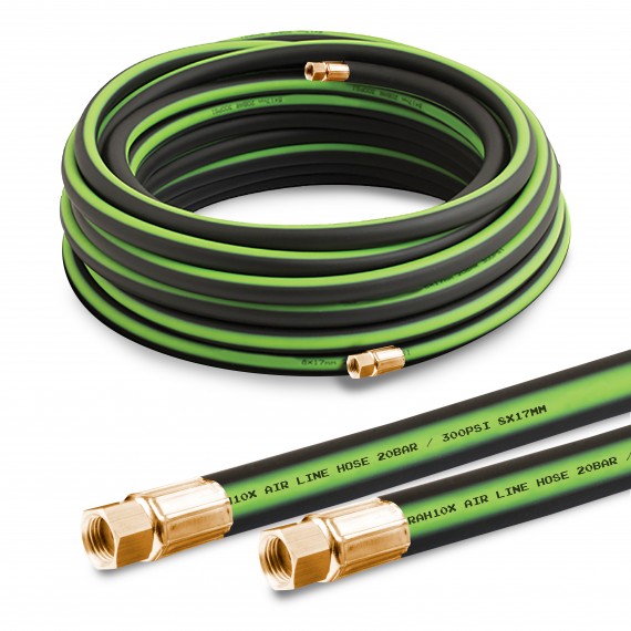 8mm ID 5/16" RUBBER ALLOY HOSE 1/4" BSP FEMALE