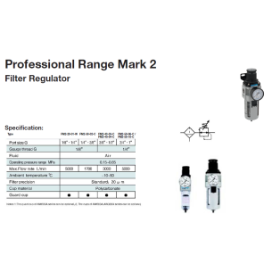 SDPC 1/4" Airline Filter Regulator 2