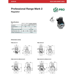 SDPC Air Regulator 1" BSP F/F 2