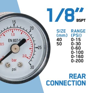 1/8" BSPT Dry Air Pressure...
