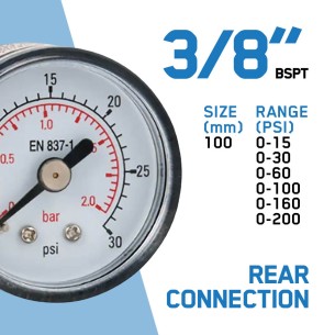 3/8" BSPT Dry Air Pressure...